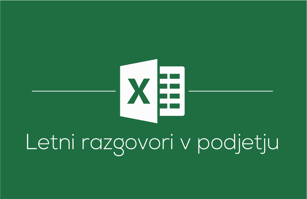 Delavnica Microsoft Office Excel letni razgovori Delavnica Microsoft Office Excel letni razgovori